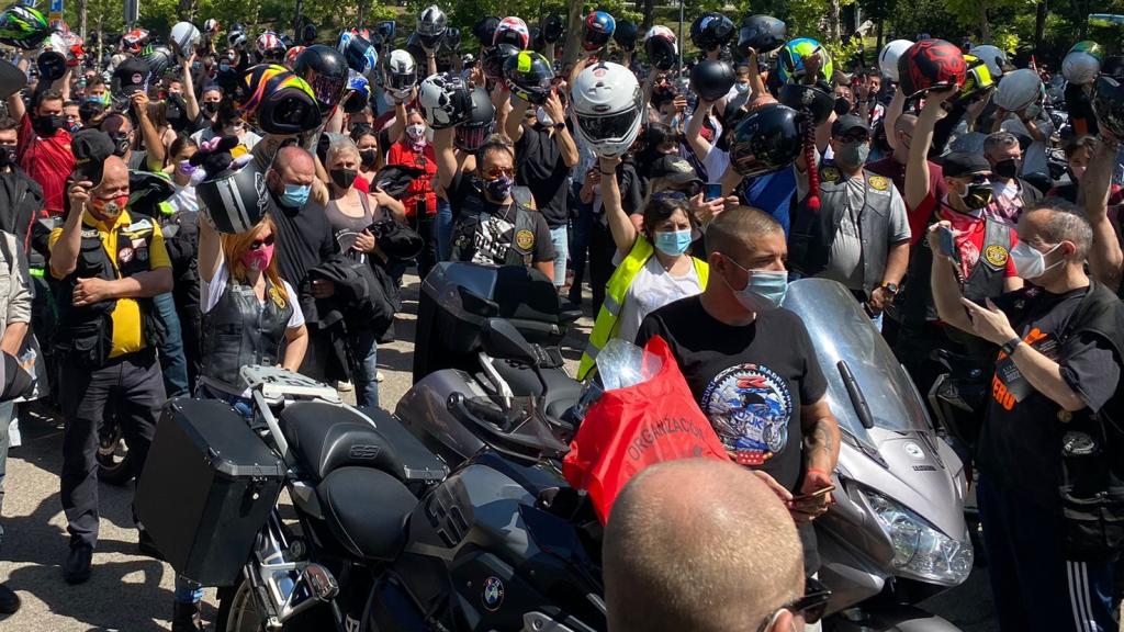 Hubo cisma entre los moteros por la protesta en un día lúdico.