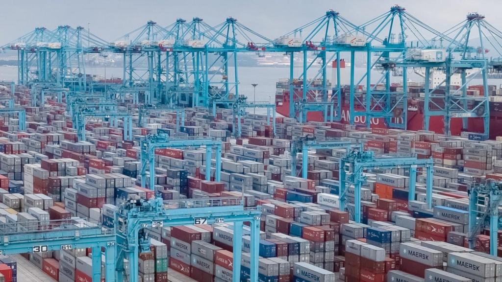 Contenedores en el Puerto de Algeciras.