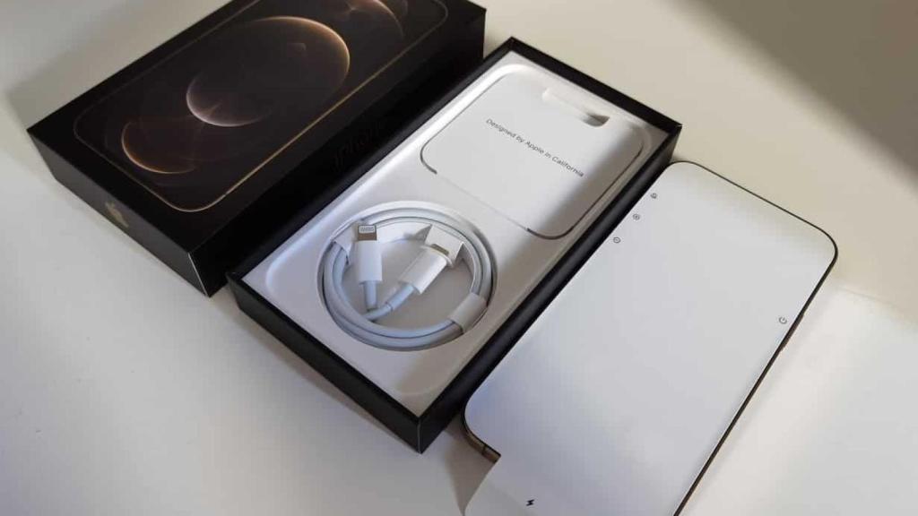 Caja de venta de los iPhone