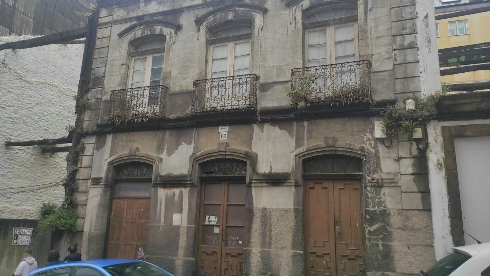 Aspecto de una vivienda en la calle Concepción Arenal.