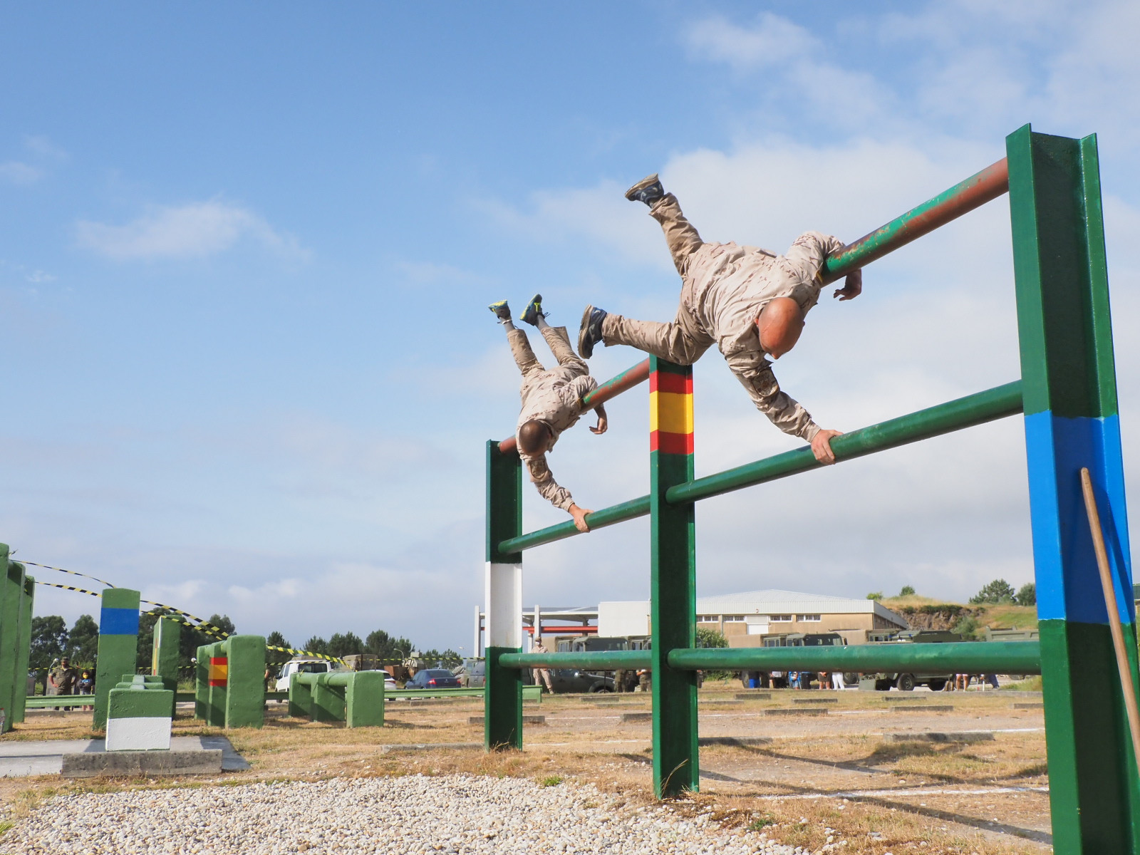 Paso de la pista de obstáculos