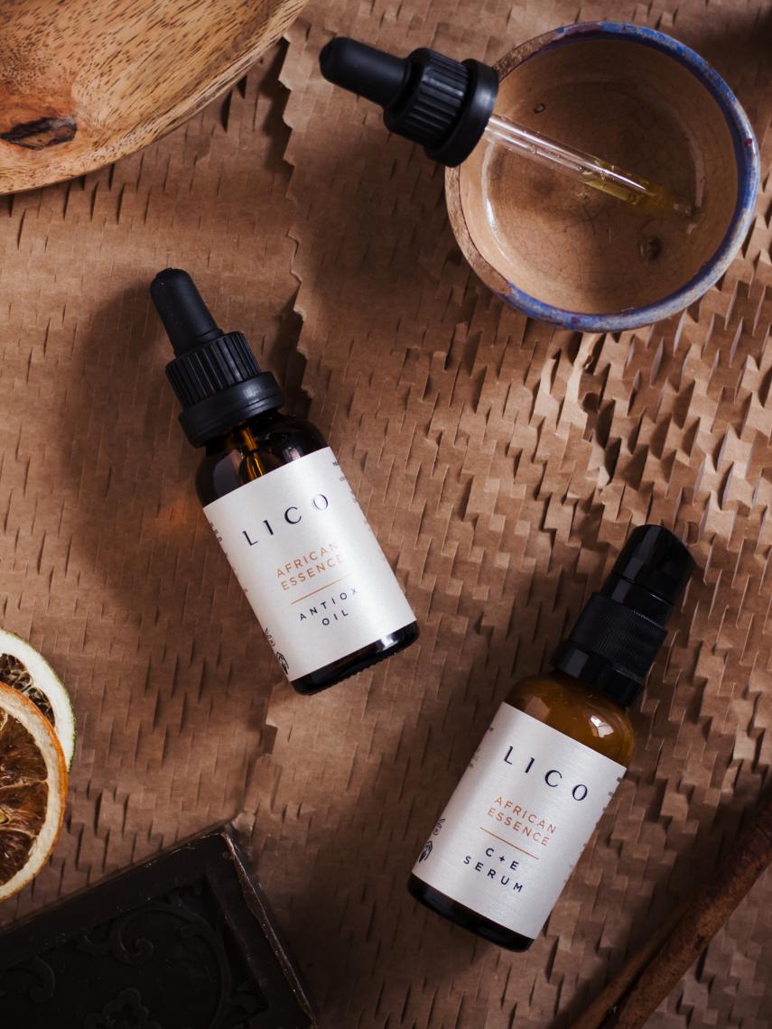 Productos de la línea African Essence.