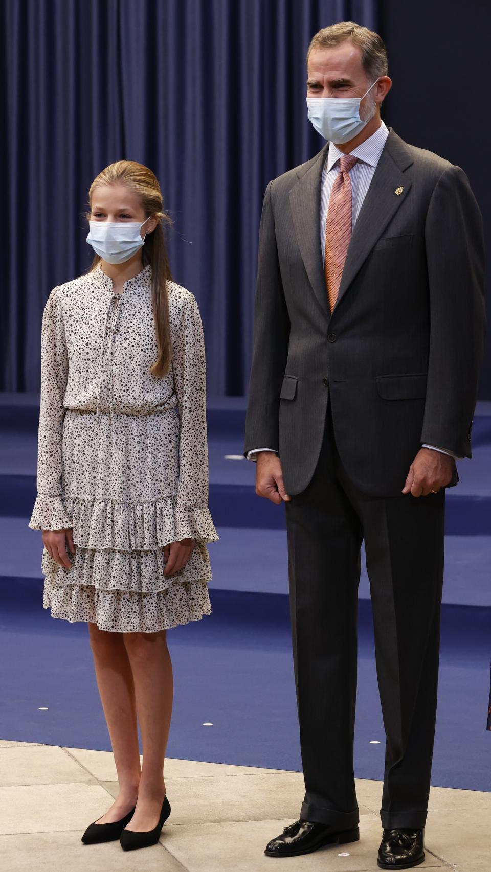 Felipe VI y Leonor en los Princesa de Asturias.