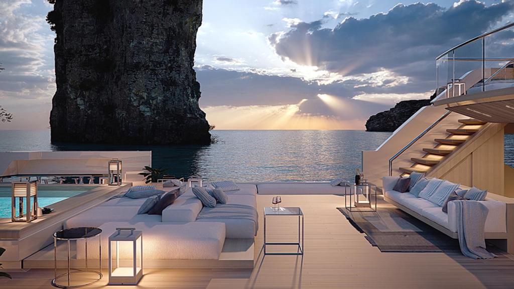 Terraza de popa en el X-Space