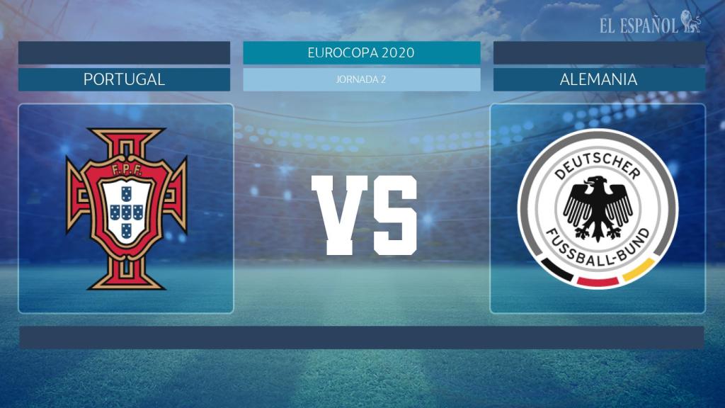 Horario internacional y dónde ver el Portugal - Alemania de la Eurocopa 2020