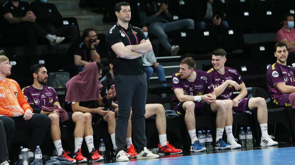 Alberto Entrerríos durante un partido del Nantes