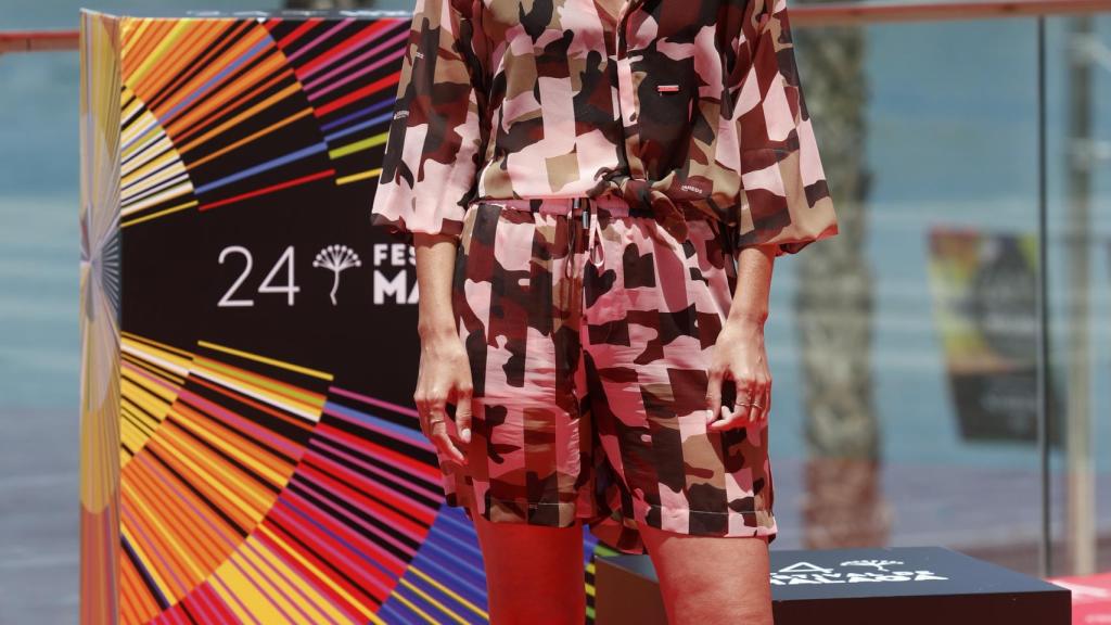 Ainhoa Rodríguez durante la presentación de Destello bravío en Málaga. Foto: Filmin