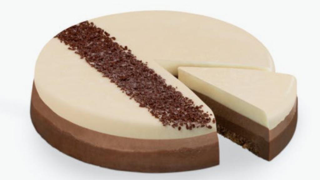 Tarta de tres chocolates