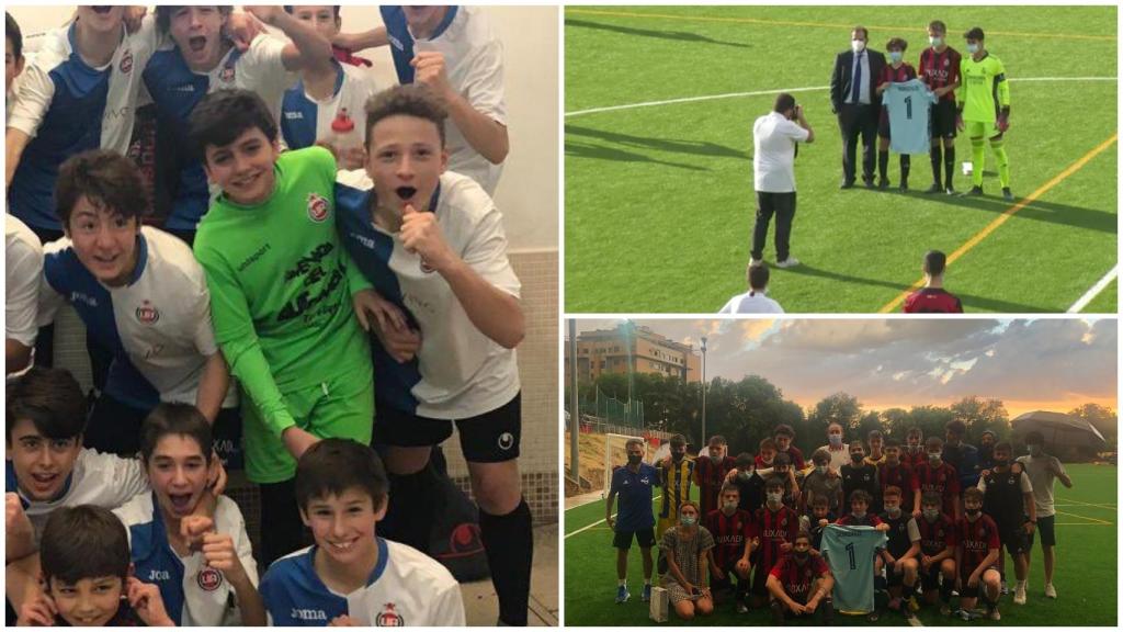 Homenaje del UD Adarve y el Real Madrid a Gonzalo