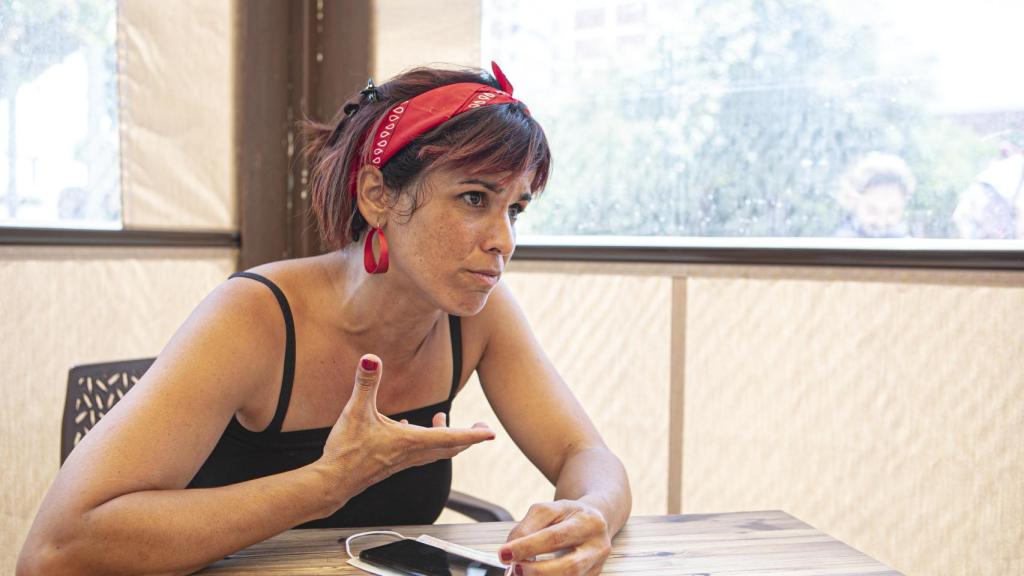 La excoordinadora de Adelante Andalucía y líder de Anticapitalistas, Teresa Rodríguez.