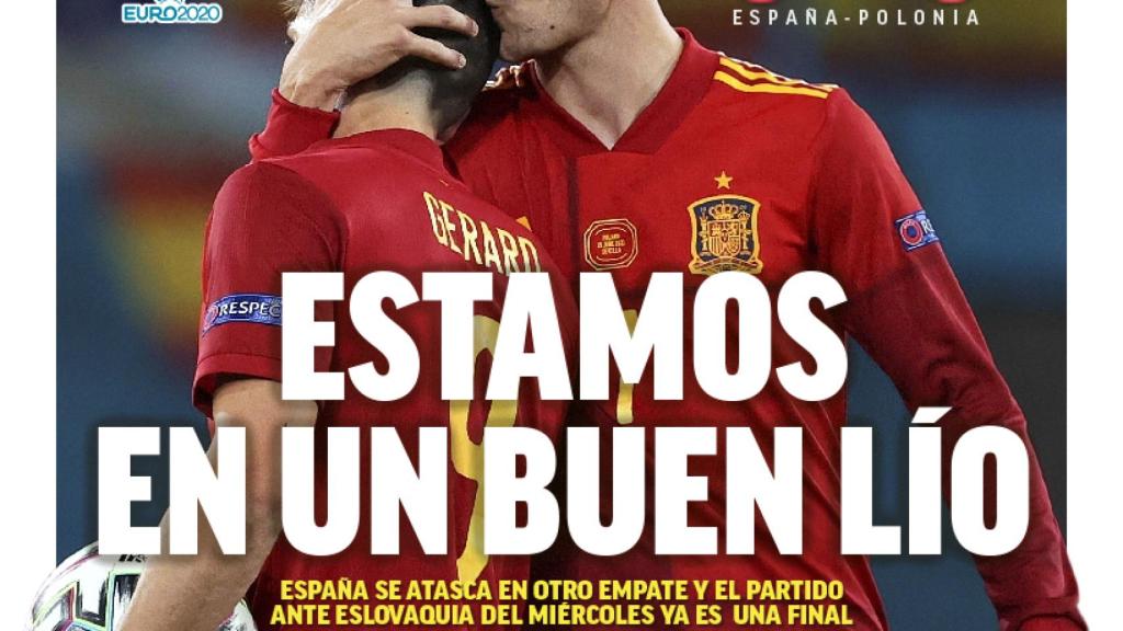La portada del diario MARCA (20/06/2021)