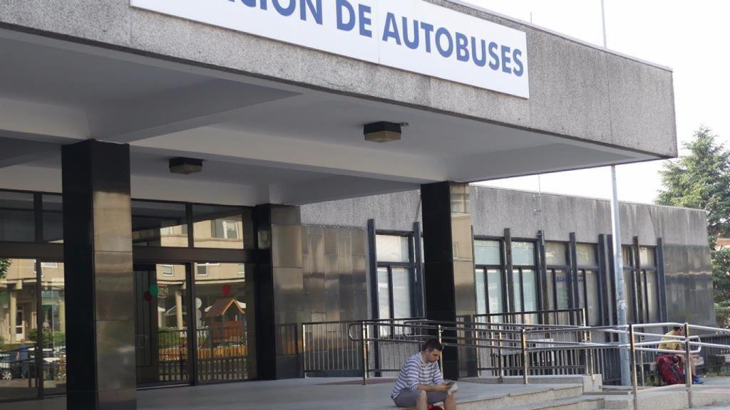 Antigua estación de autobuses de Santiago.