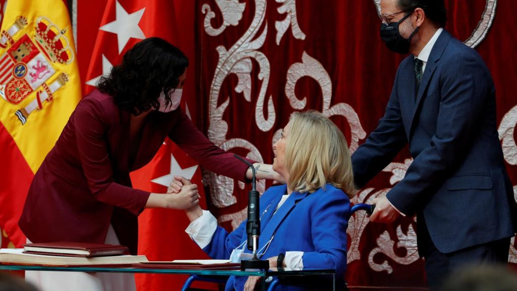 La consejera de Familia, Juventud y Política Social, Concepción Dancausa, en su toma de posesión.