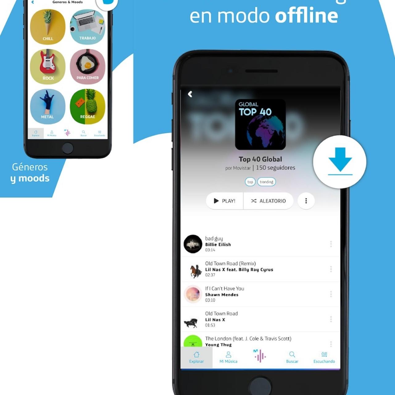 Movistar Musica funciones