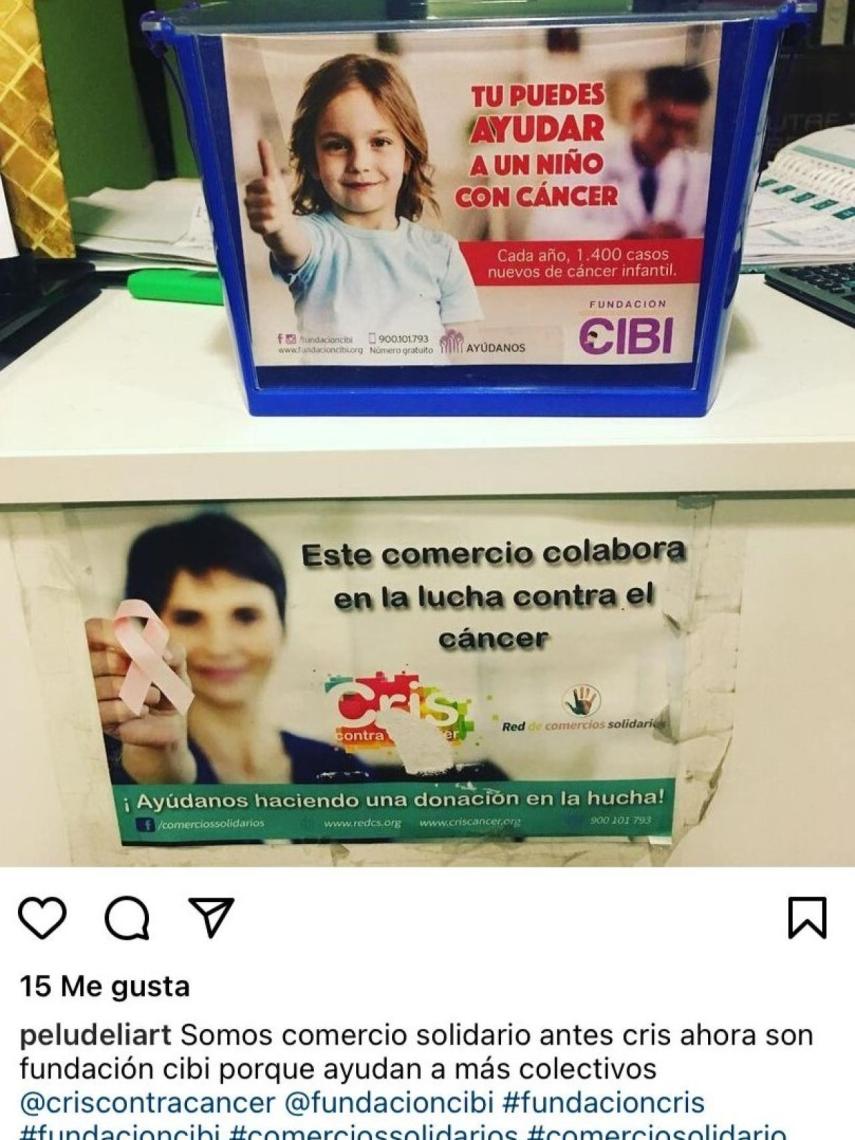 Publicación en redes de una de las peluquerías estafadas.
