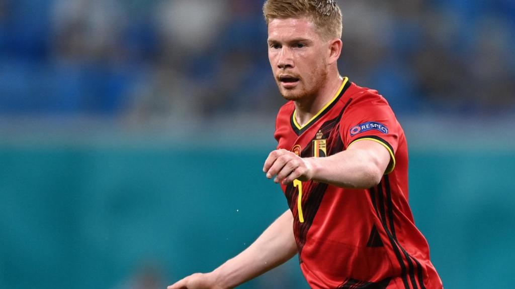 Kevin de Bruyne, con la selección belga