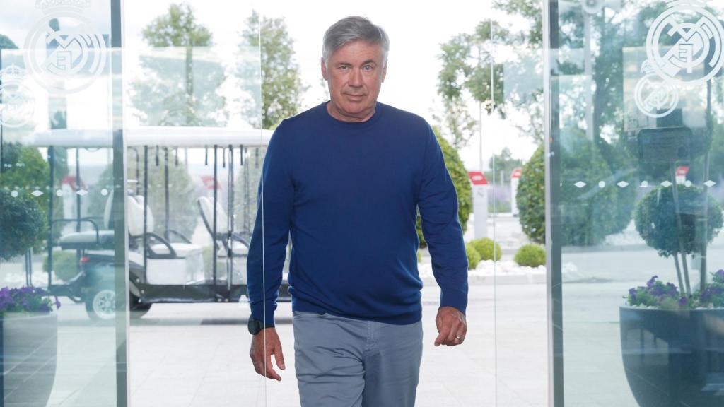 Carlo Ancelotti, en la Ciudad Real Madrid