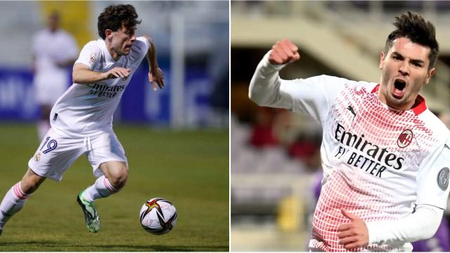 Álvaro Odriozola y Brahim Díaz