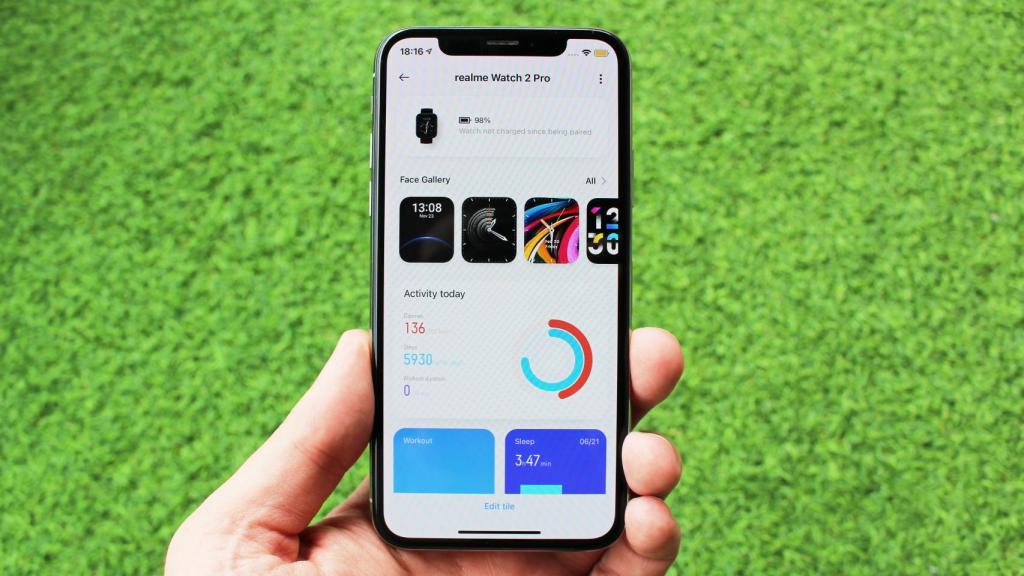 El Realme Watch 2 Pro se vincula con la app Realme Link.