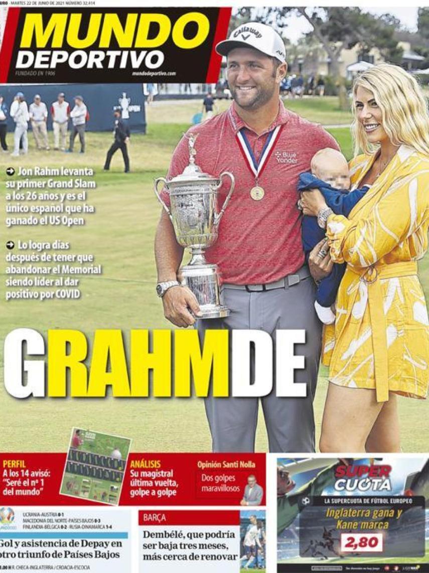 La portada del diario Mundo Deportivo (22/06/2021)