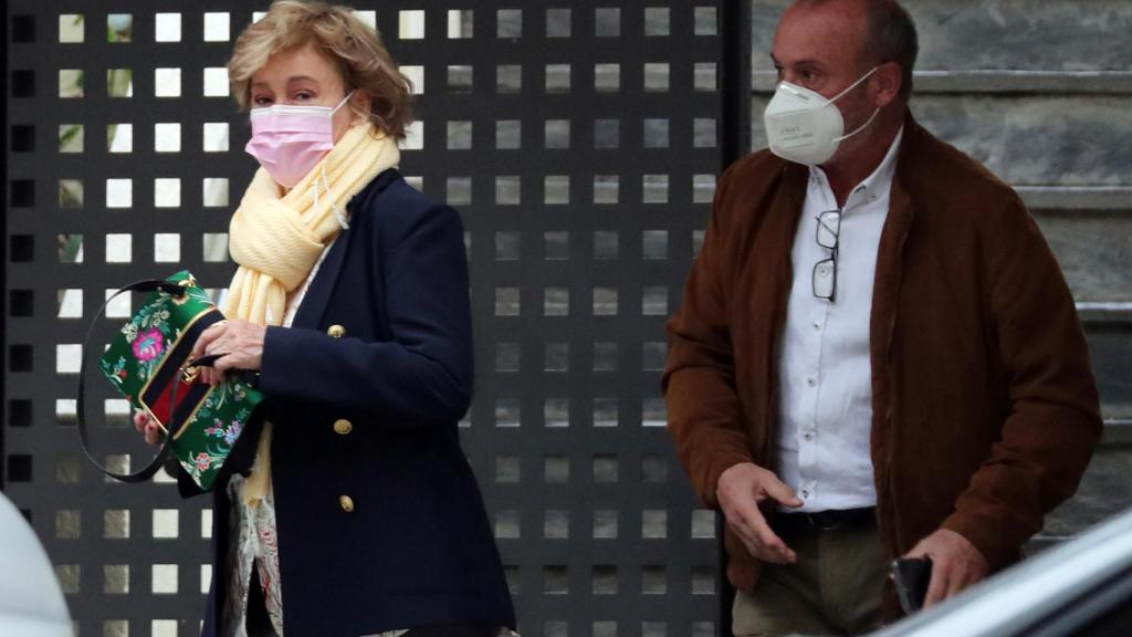 Mila Ximénez junto a su hermano Manolo en octubre de 2020.