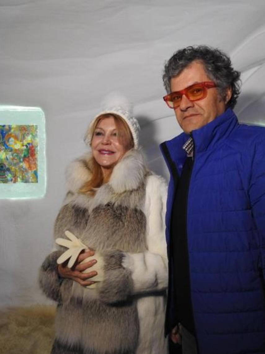 Carmen Cervera y su sobrino Guillermo.