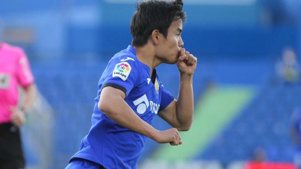 Take Kubo, con el Getafe