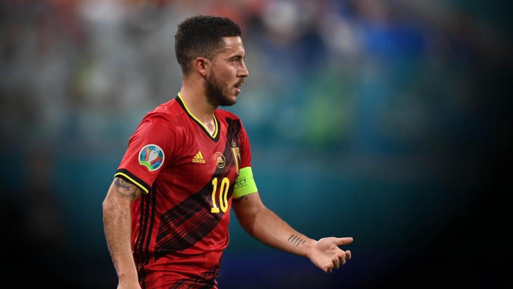 Eden Hazard, con Bélgica