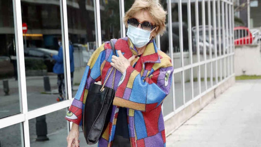 Mila Ximénez en una de sus visitas a la clínica La Luz para recibir su tratamiento contra el cáncer.