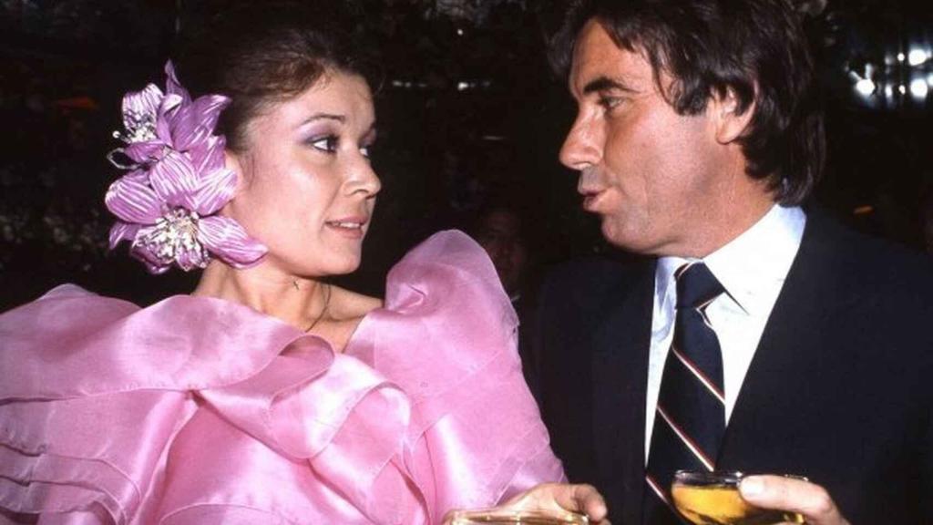 Mila Ximénez y Manolo Santana en Marbella.