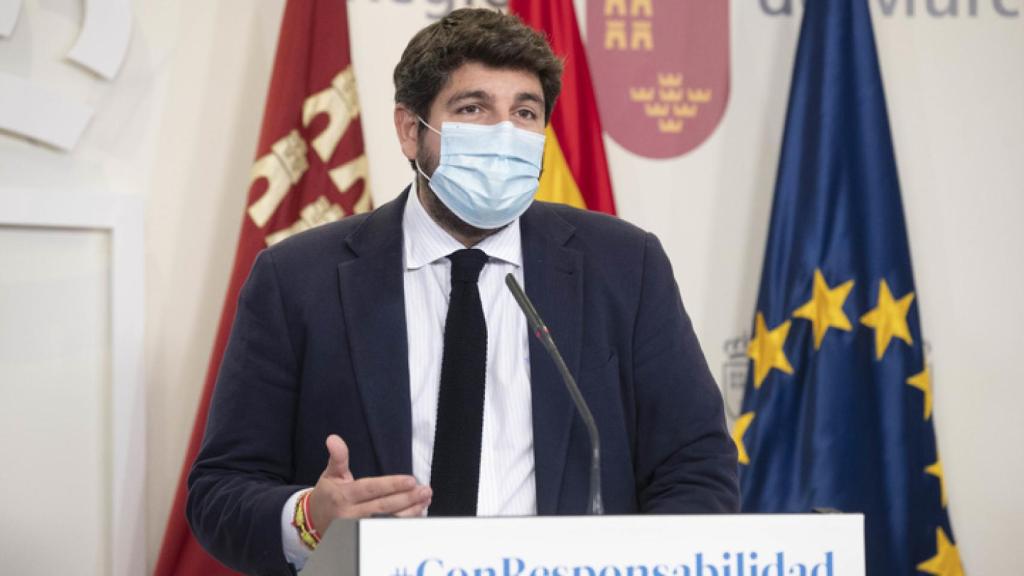 Fernando López Miras, presidente de la Comunidad de Murcia