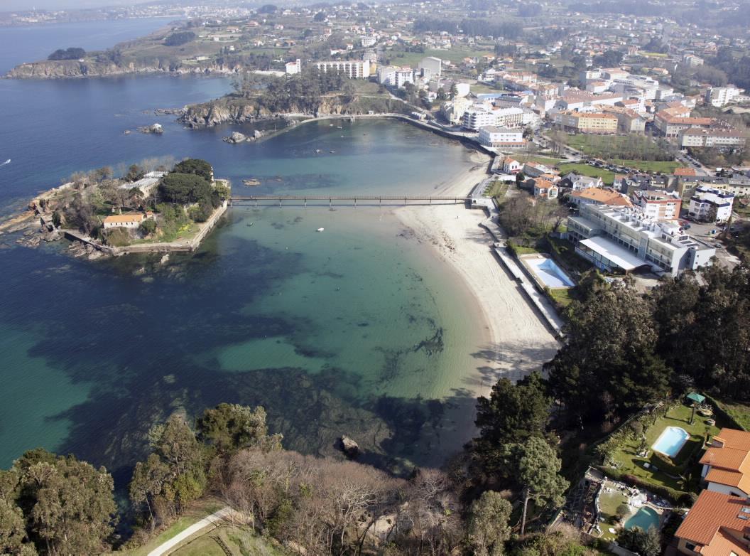 Situación del Castillo de Santa Cruz (Foto: turismo.gal)