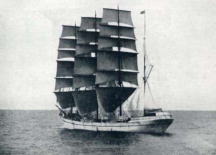 La Viguesa, goleta con la que la compañía importaba petróleo desde EEUU.