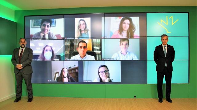 Julián Garde, a la izquierda, y Javier Martín, a la derecha