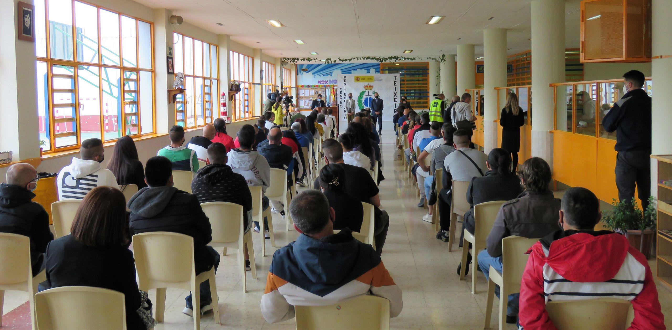 Inauguración de Módulo de Respeto mixto Nelson Mandela en Teixeiro (A Coruña).