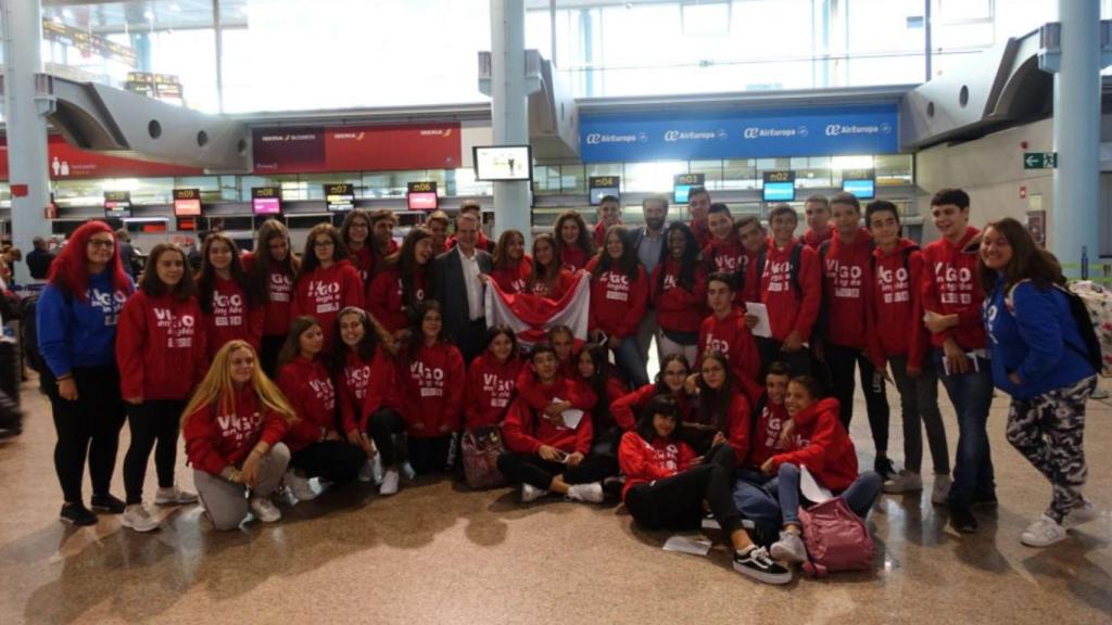 Estudiantes de una de las últimas convocatorias de ‘Vigo en inglés’.