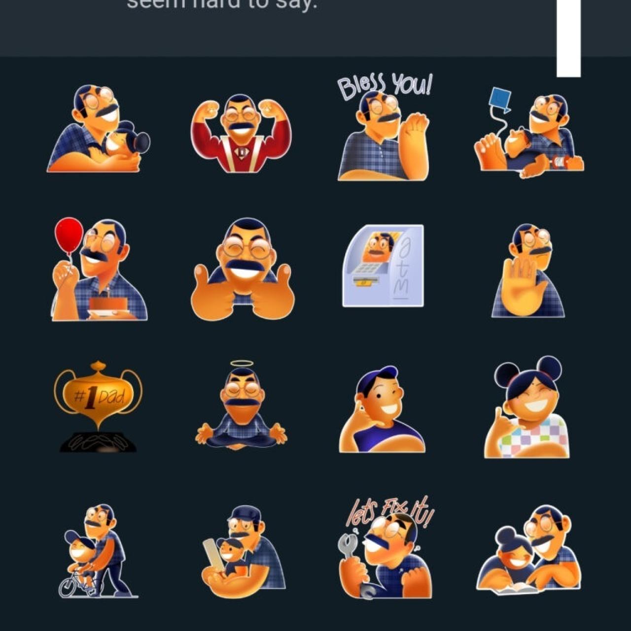 WhatsApp reenviar stickers