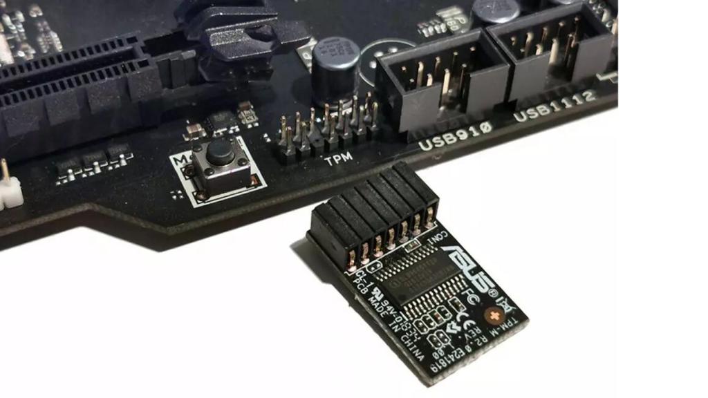 Chip TPM en una ranura TPM