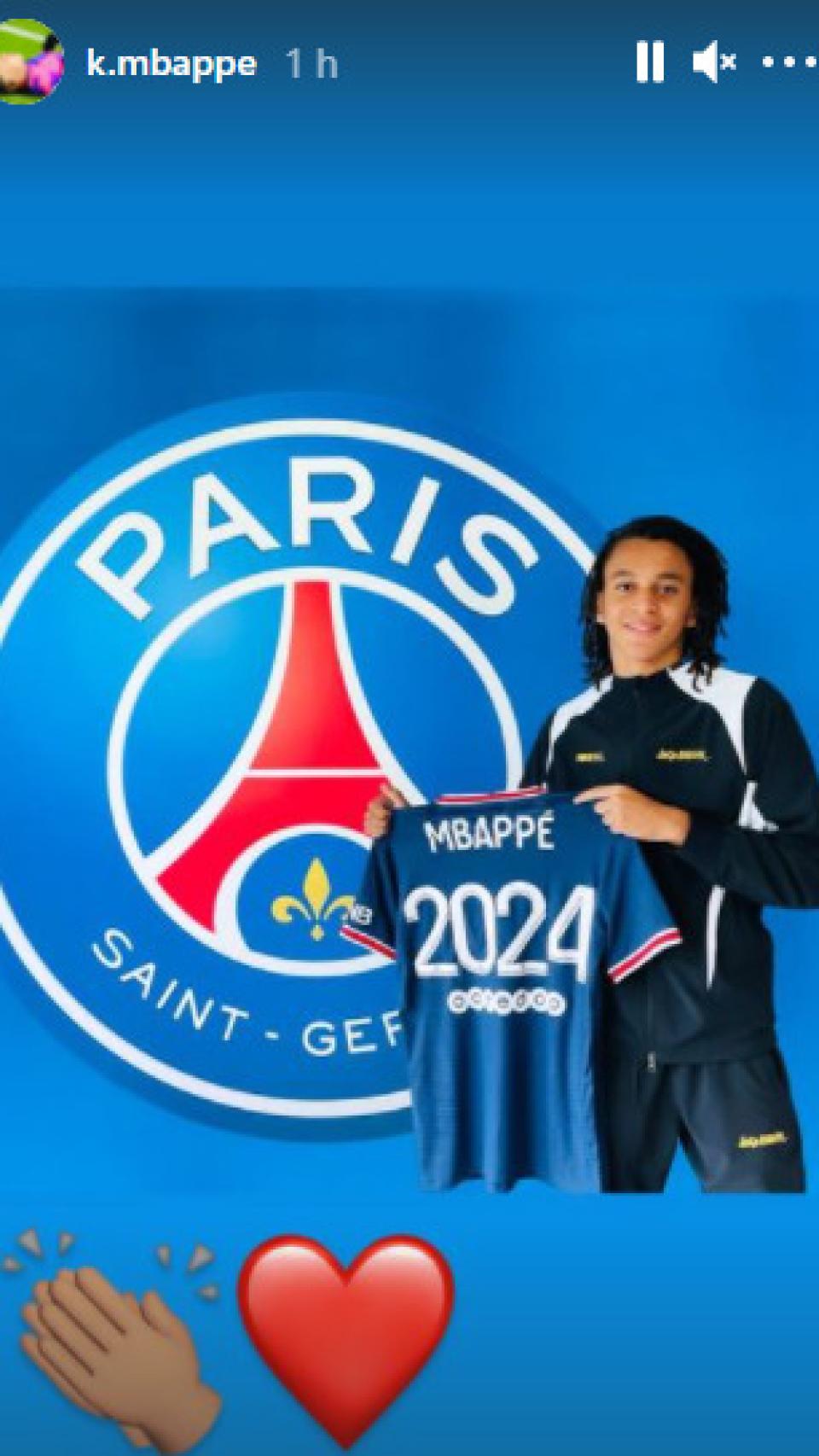 Mbappé aplaude la renovación de Ethan