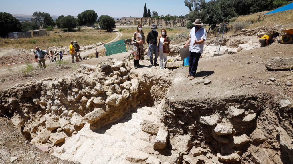 Los restos arqueológicos que han salido a la luz en Medina Azahara.