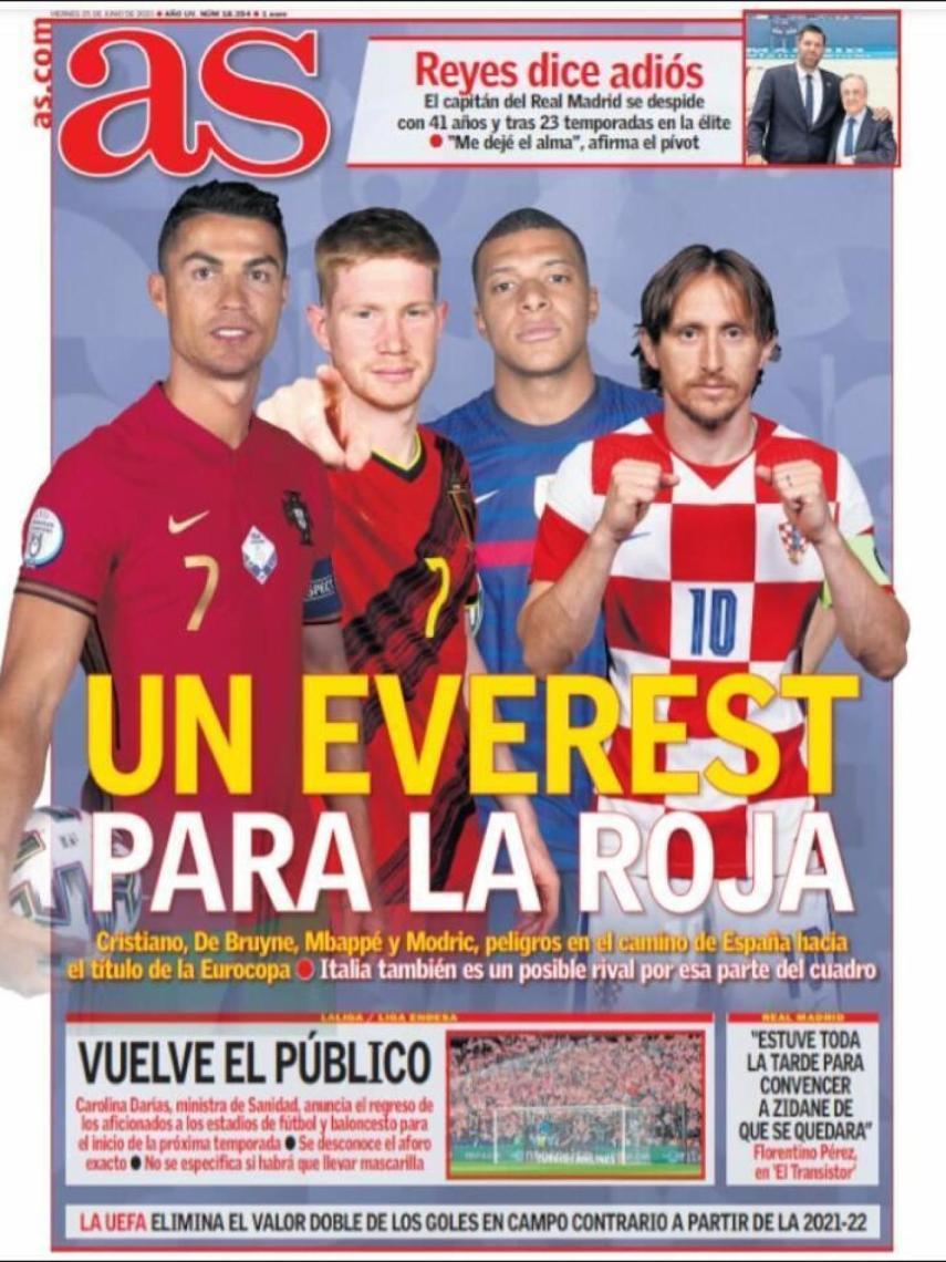 La portada del diario AS (25/06/2021)