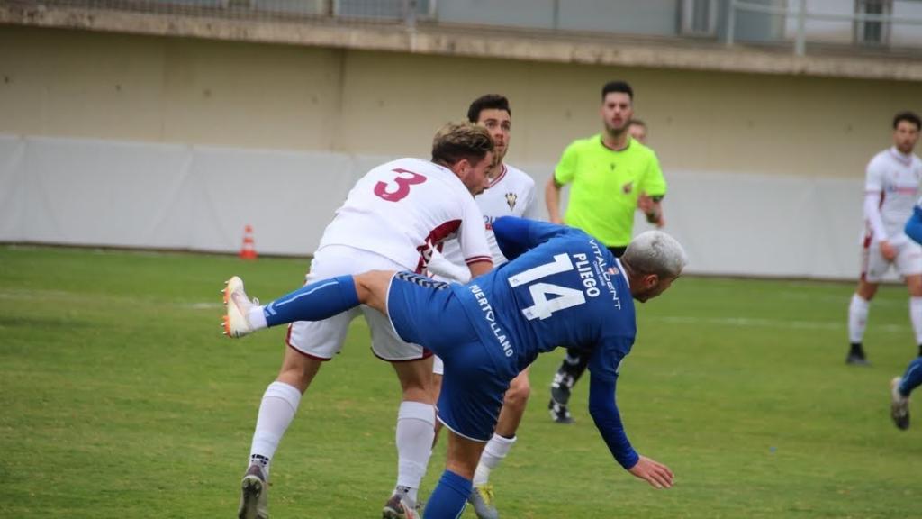 Cortijo en un partido contra el Calvo Sotelo. Foto: CS Puertollano
