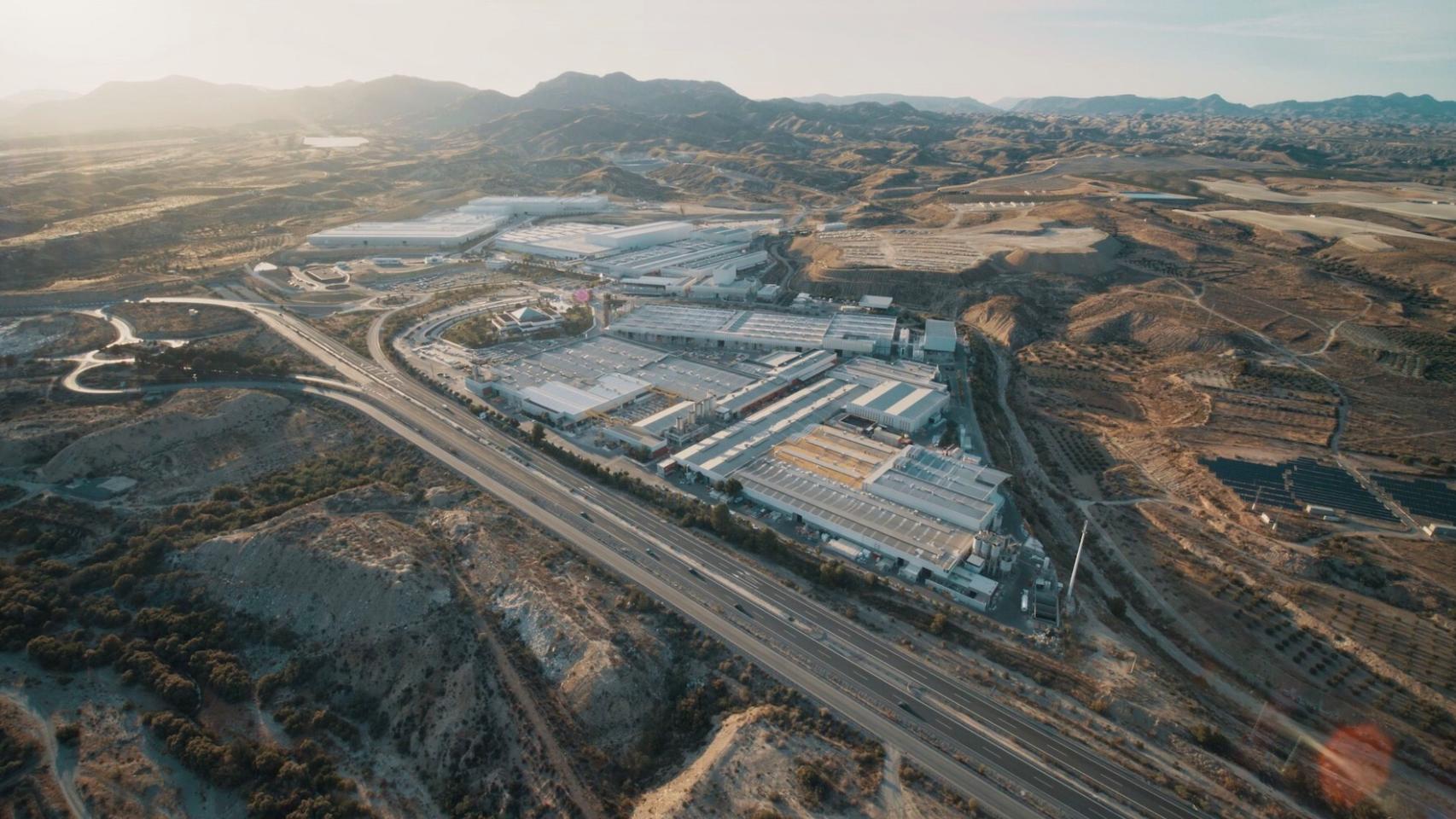 Parque Industrial de Cosentino en Almería