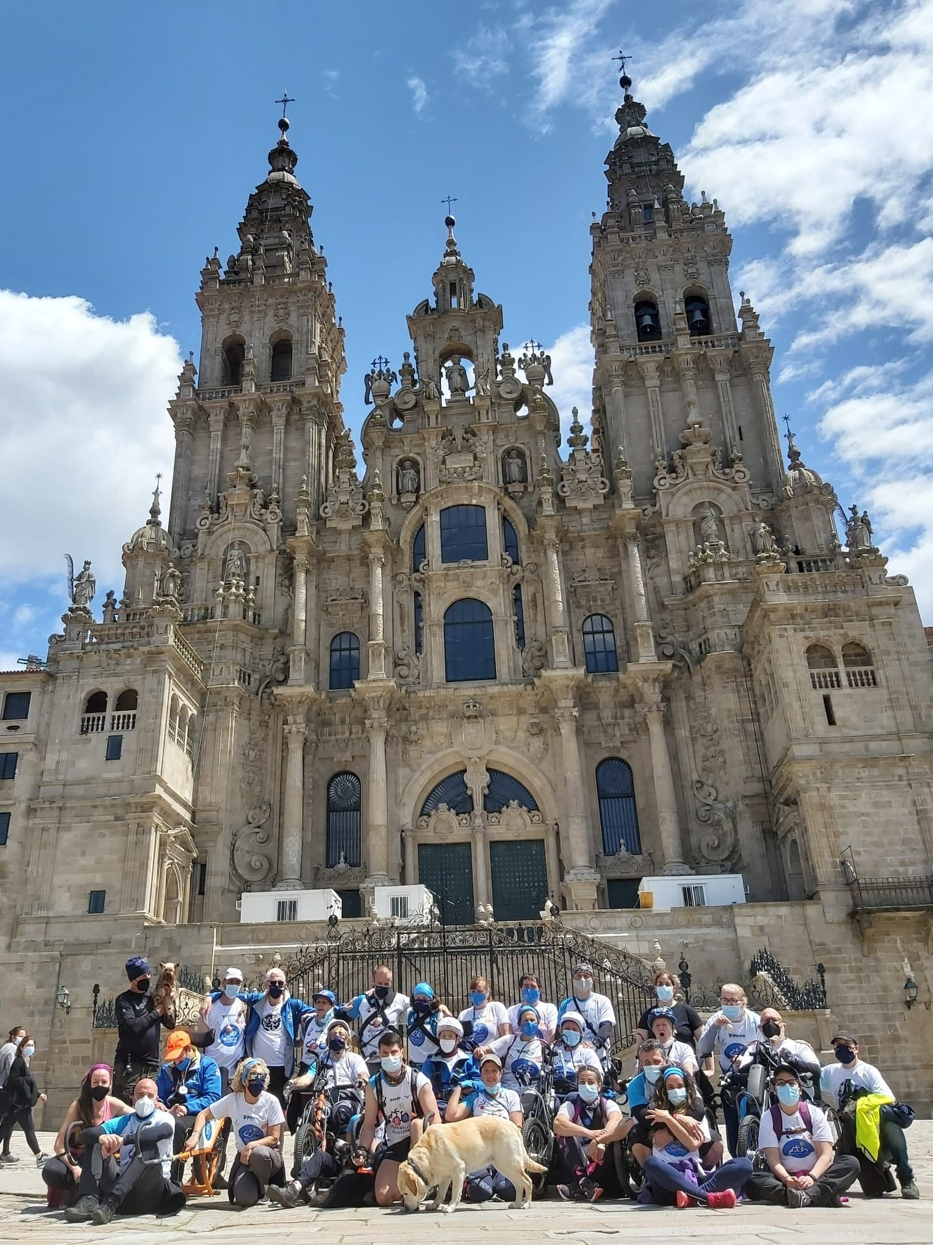 DisCamino en su última ruta a Santiago, en mayo de 2021