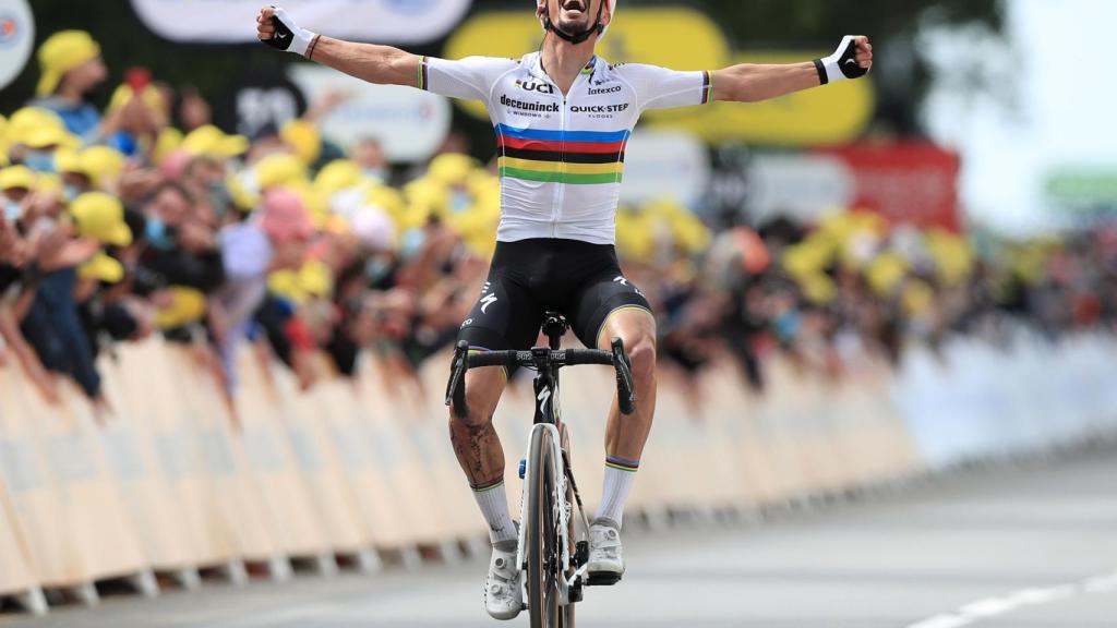 Alaphilippe vence en la primera etapa del Tour de Francia 2021