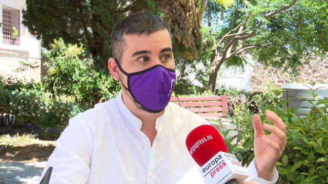 El coordinador autonómico de Podemos, José Luis García Gascón.