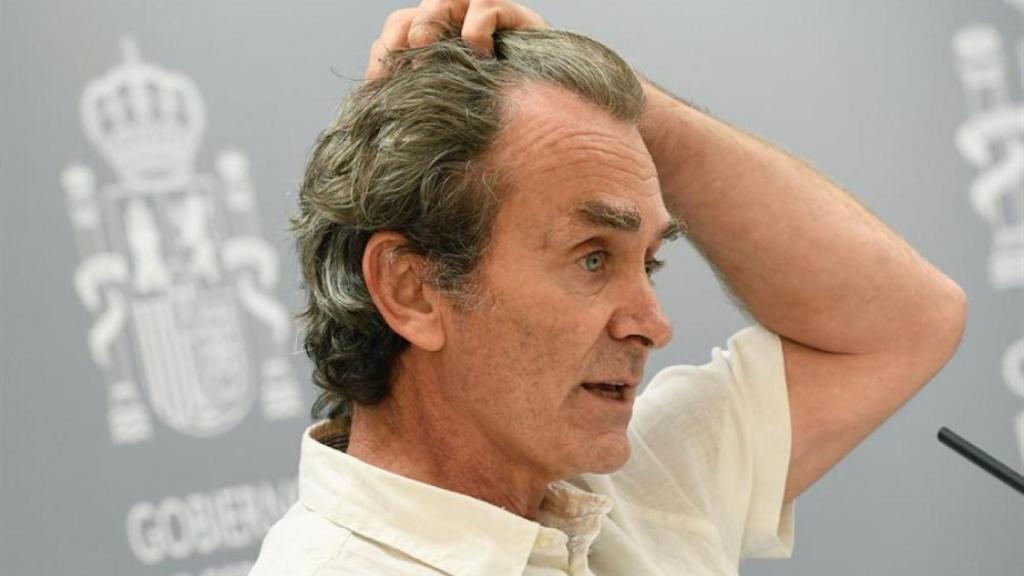 Fernando Simón, en una rueda de prensa.