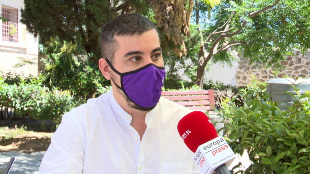 José Luis García Gascón,  coordinador de Podemos en Castilla-La Mancha (EP)