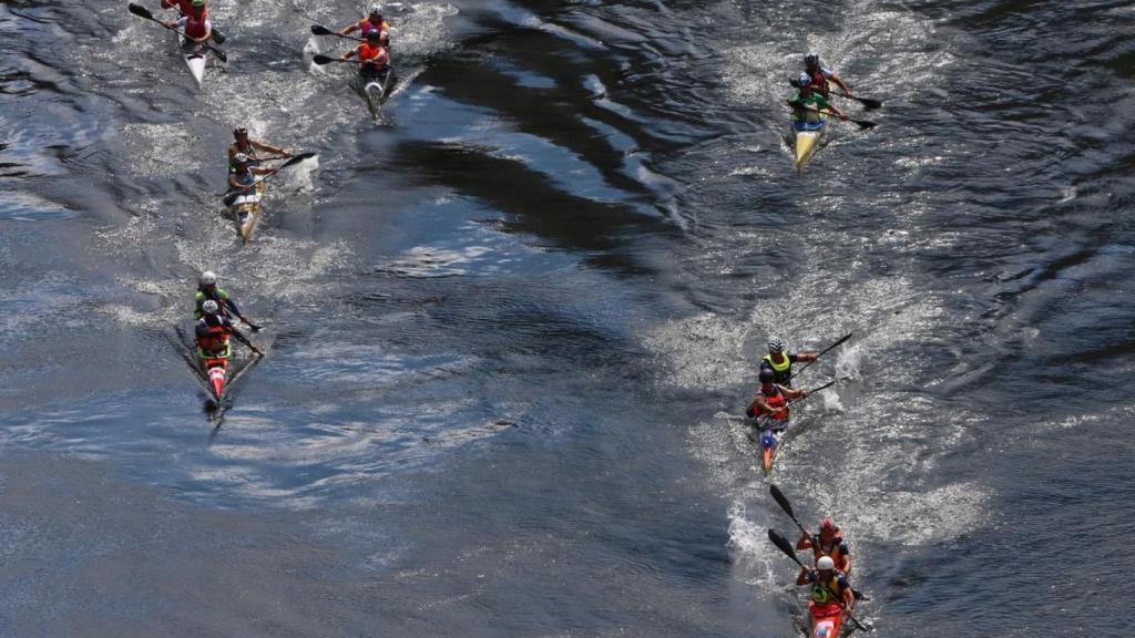 Imagen parcial de la salida en Crecente (Foto Pedro Seoane)