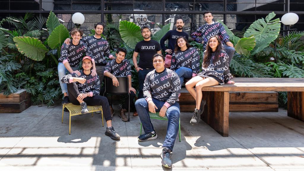 Equipo humano que hay detrás la startup Around, ahora en fase de expansión.